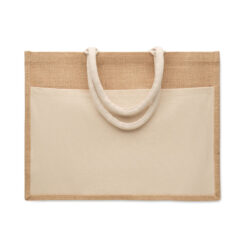 Alternative view of Shopper in juta laminata BAGA