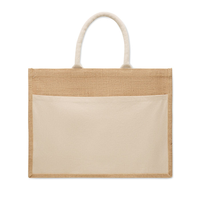 Shopper in juta laminata BAGA - immagine 3