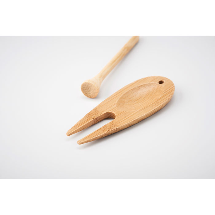 Strumento divot bamboo per golf Bogey - immagine 5