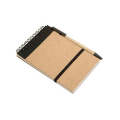 Alternative view of Notebook in carta riciclata e penna SONORA