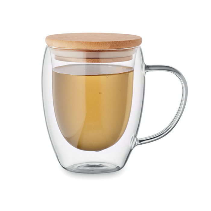 Tazza in vetro con coperchio TIRAL - immagine 3