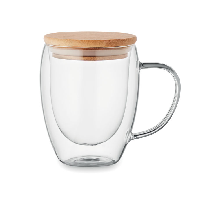 Tazza in vetro con coperchio TIRAL
