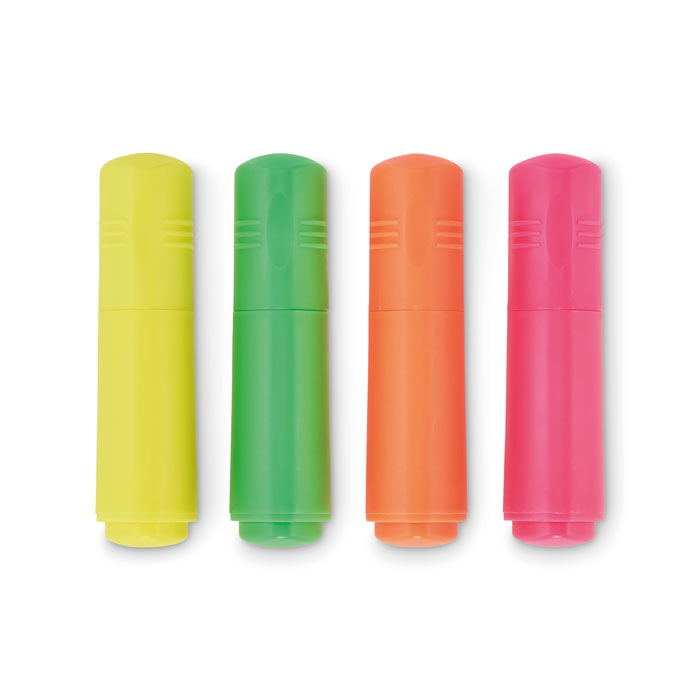 Set di 4 evidenziatori in scatola HIGH4 - immagine 2