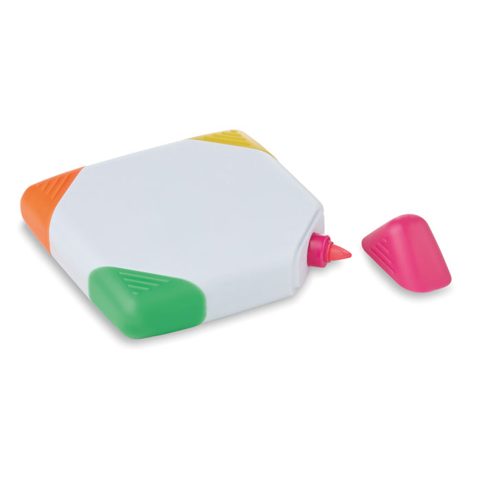 Set 4 evidenziatori colorati SQUARIE - immagine 2