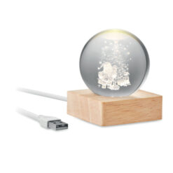 Palla con luce Led SANTA LIGHT