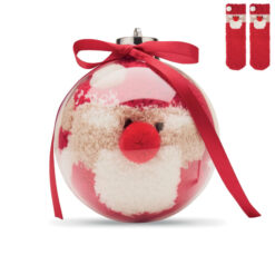 Calzini Babbo Natale in Pallina Trasparente SNUG