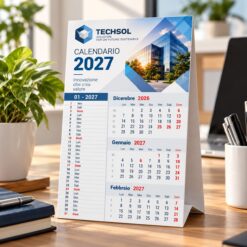 Alternative view of Calendario da Tavolo Pieghevole trimestrale