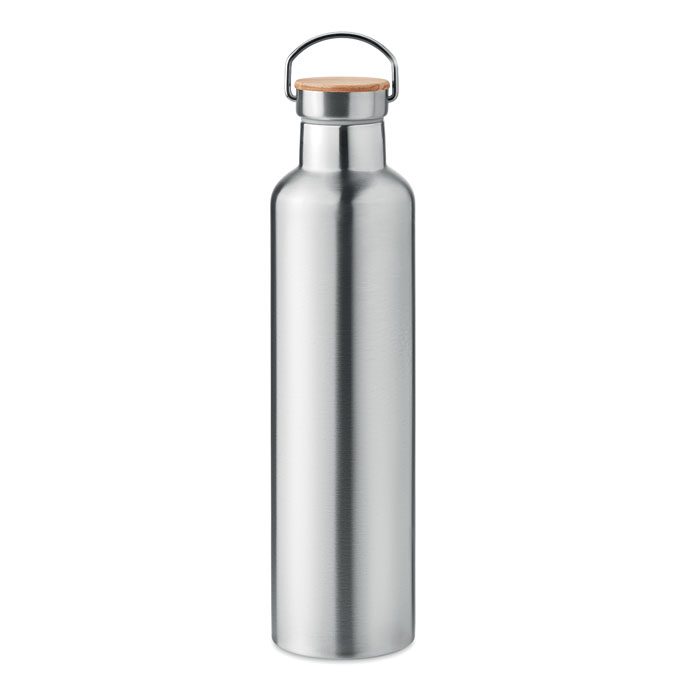 Thermos in Acciaio Inox 1 L con Tappo in Bamboo HELSINKI LARGE