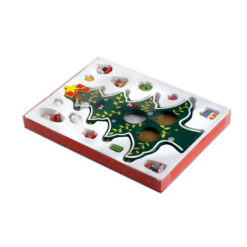 Alternative view of Albero di Natale con 12 Decorazioni WOODTREE