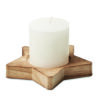 Candela alla Vaniglia su Base in legno LOTUS - immagine 9