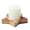 Candela alla Vaniglia su Base in legno LOTUS - immagine 10
