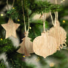 Set di 6 Decorazioni Natalizie in Legno CHRISET - immagine 13