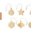 Set di 6 Decorazioni Natalizie in Legno CHRISET - immagine 9