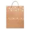 Sacchetto Regalo Natalizio in Carta Kraft SPARKLE - immagine 2