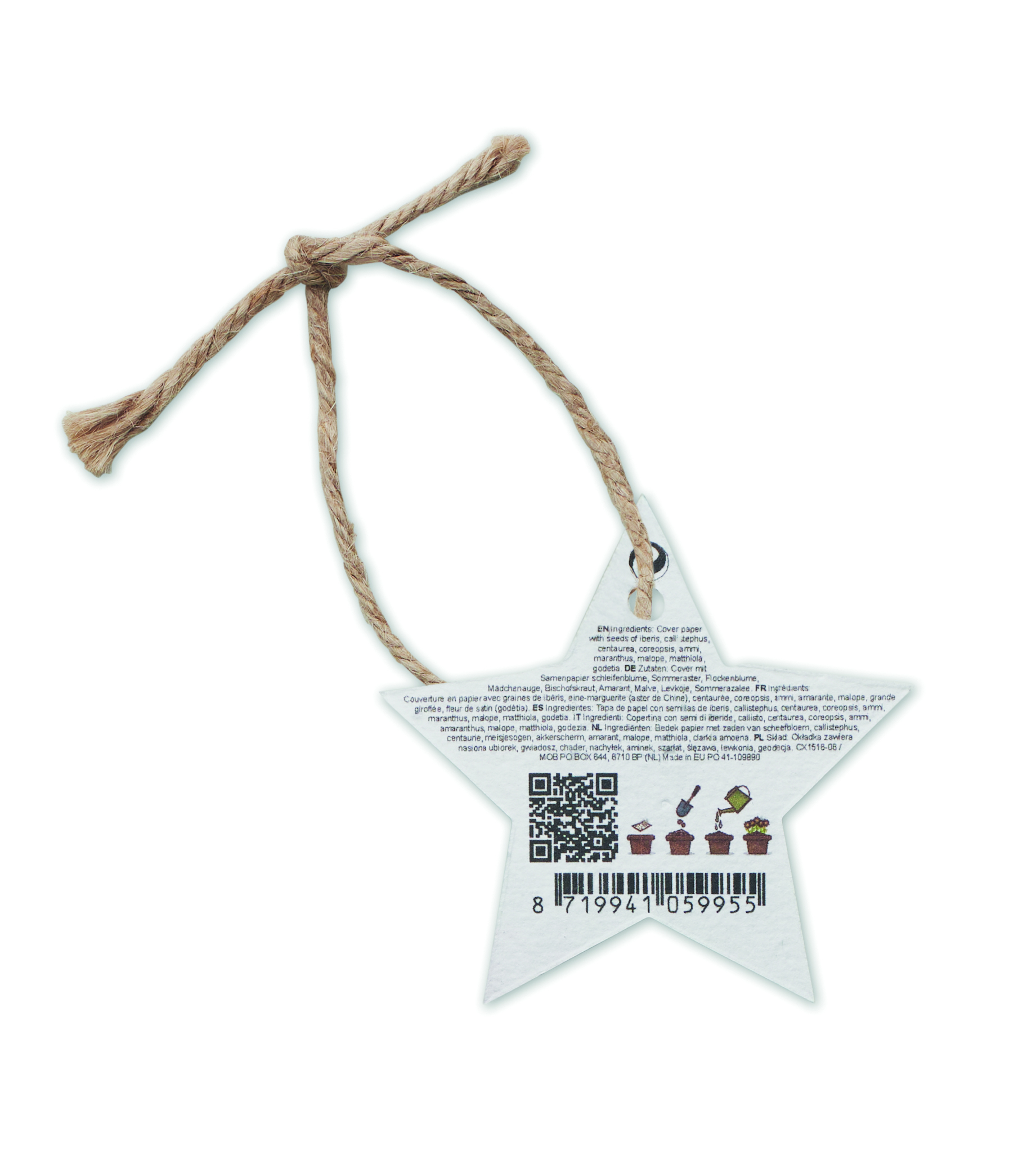 Decorazione Natalizia in Carta e Semi STARSEED - immagine 7