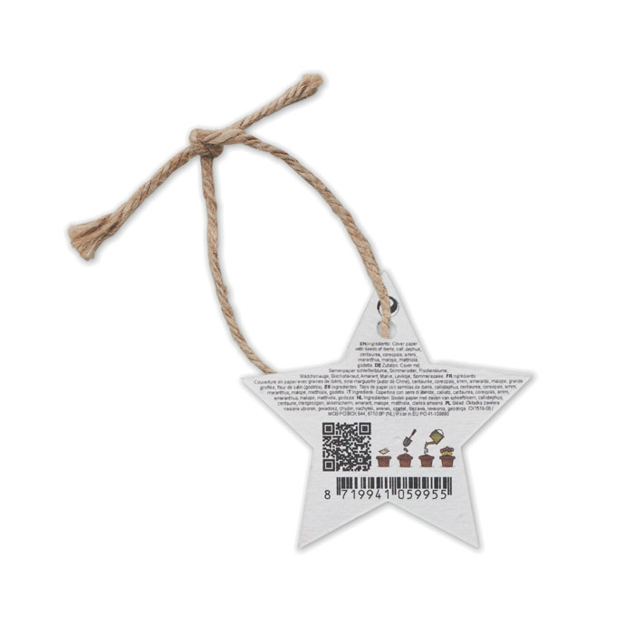 Decorazione Natalizia in Carta e Semi STARSEED - immagine 3
