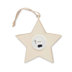 Alternative view of Stella Natalizia in MDF con Luce STARLIGHT