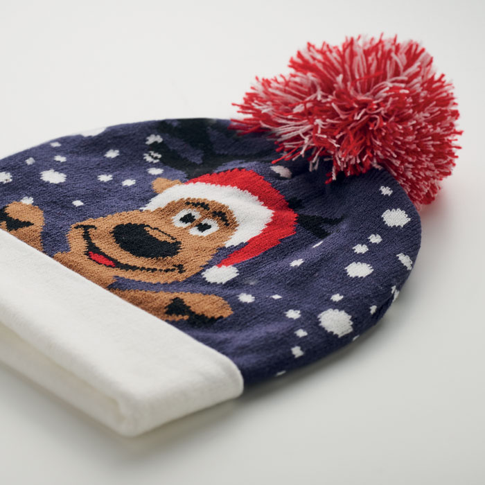Berretto Natalizio in Maglia con Pon Pon SHIMAS HAT - immagine 3