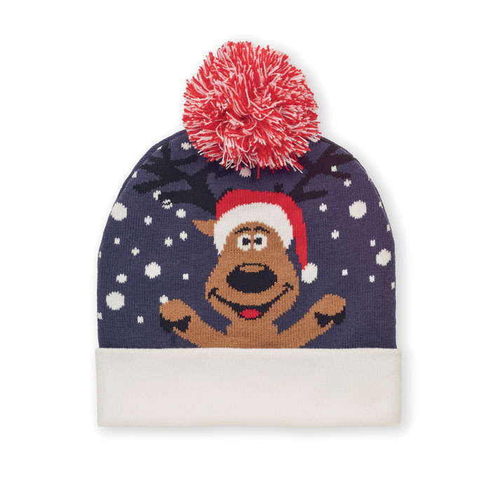Berretto Natalizio in Maglia con Pon Pon SHIMAS HAT