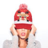 Berretto Natalizio in Maglia con Pon Pon SHIMAS HAT - immagine 5