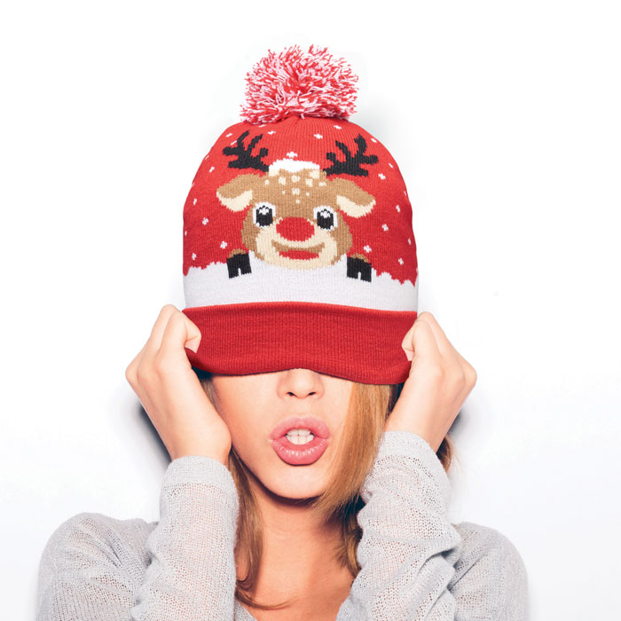 Berretto Natalizio in Maglia con Pon Pon SHIMAS HAT - immagine 5