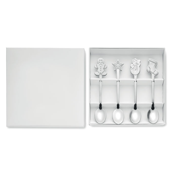 Set di 4 Cucchiaini da Tè Natalizi CHIP SET - immagine 6