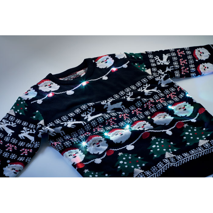 Maglione Natalizio con 10 Luci LED SHAMIS - immagine 8