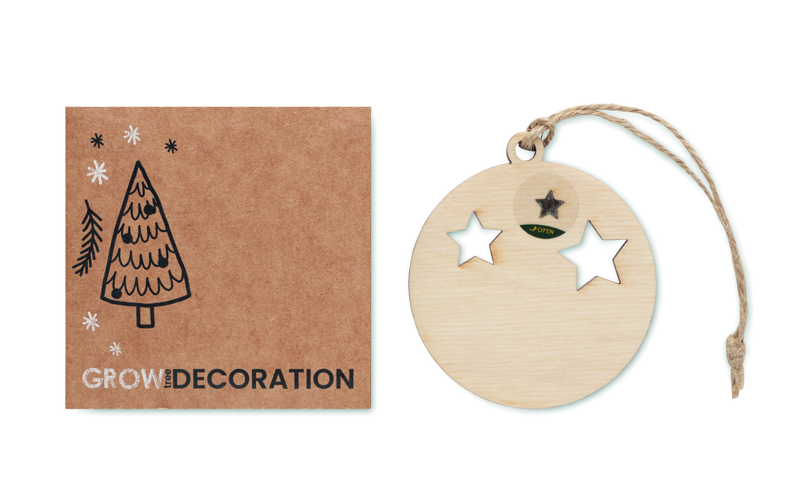 Decorazione in Legno a Forma di Palla e Semi ROSEED - immagine 8