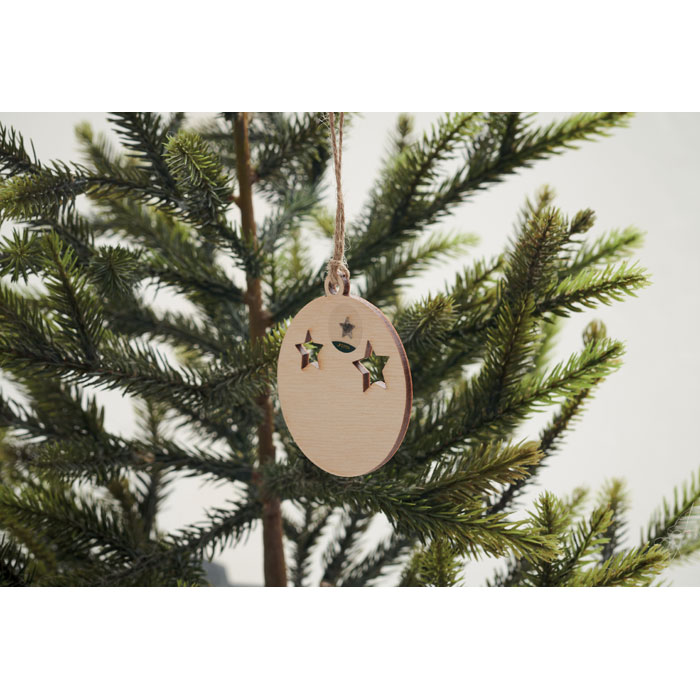 Decorazione in Legno a Forma di Palla e Semi ROSEED - immagine 6