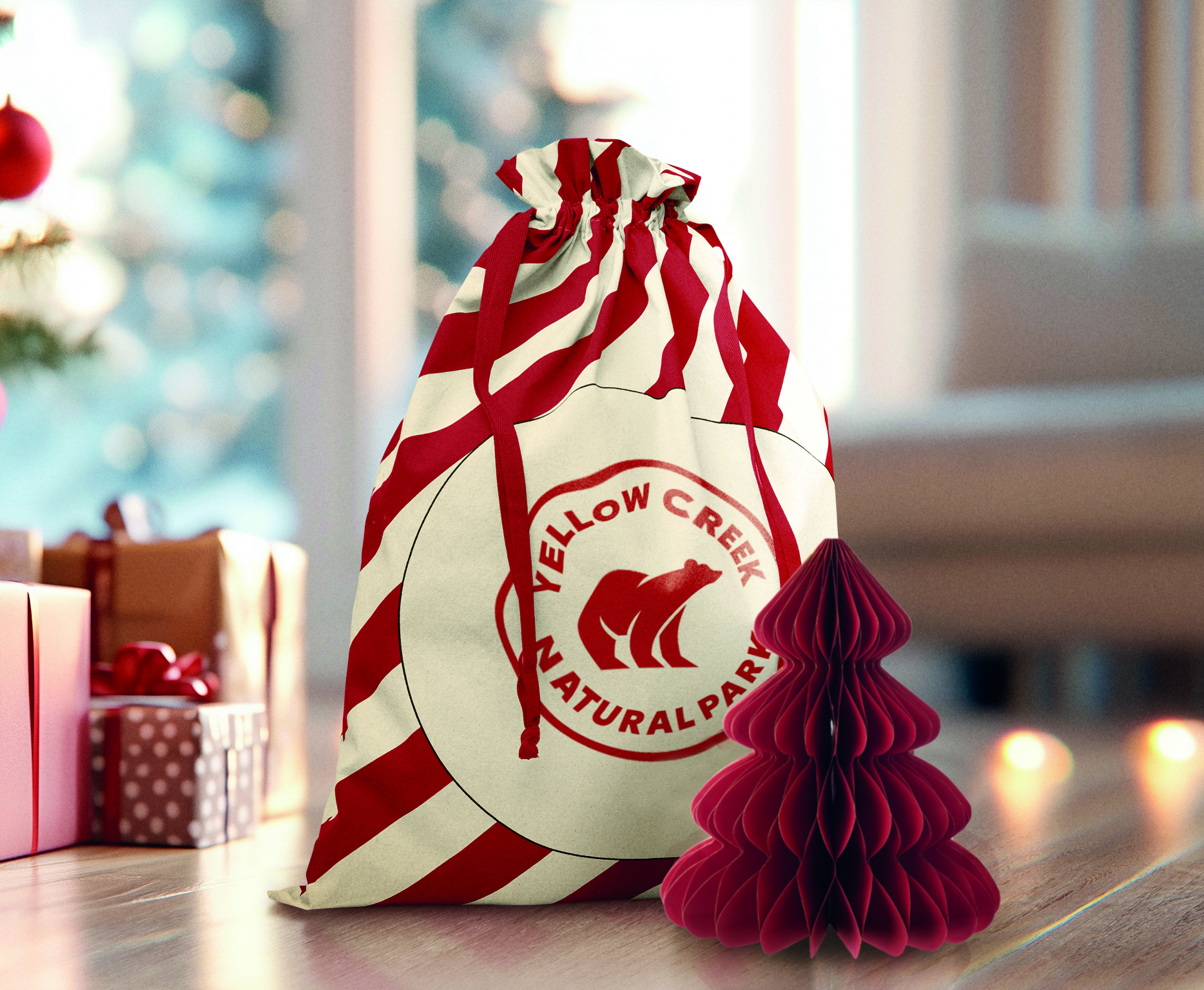 Sacco di Babbo Natale in Cotone LAUKKU - immagine 14