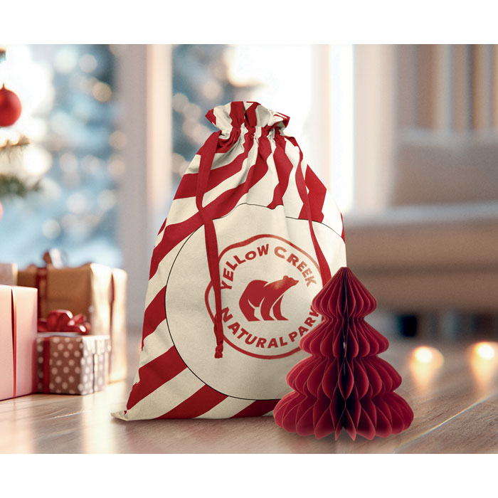 Sacco di Babbo Natale in Cotone LAUKKU - immagine 4