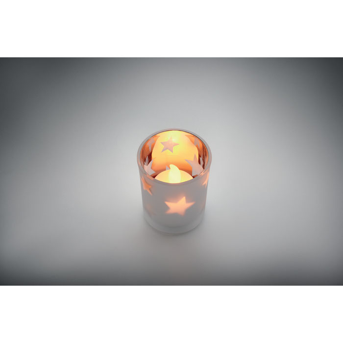 Tealight a LED in Vaso di Vetro LANDLE - immagine 12