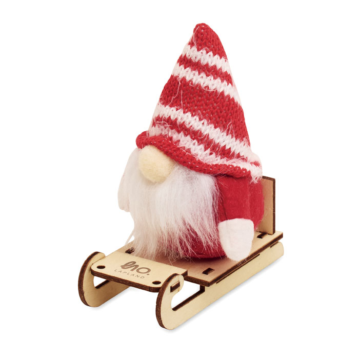 Gnomo su Slitta di Legno FROSTY SLEIGH - immagine 5