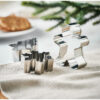 Set di 3 Tagliabiscotti Natalizi in Acciaio Inox COOKIES - immagine 3