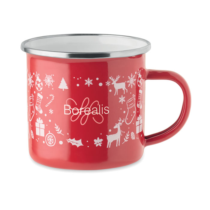 Tazza Smaltata Natalizia in Metallo SEASOMEL - immagine 6