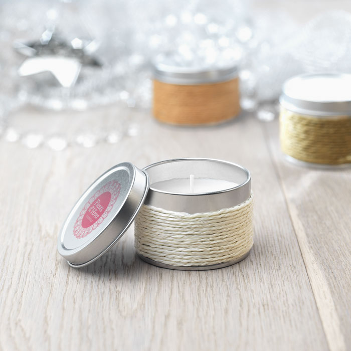 Candela Profumata in Cera Vegetale 60 gr DELICIOUS - immagine 2