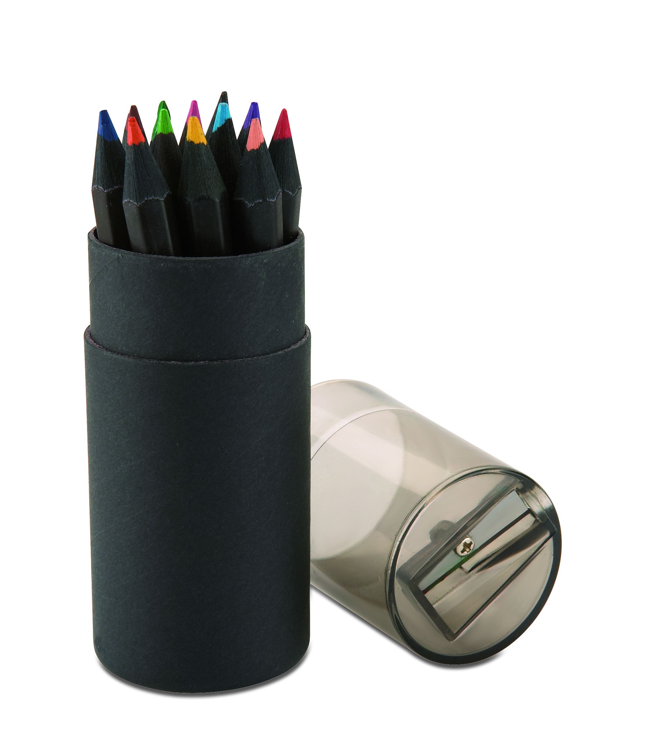 Set 12 Matite Colorate con Temperino BLOCKY - immagine 4