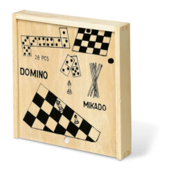Alternative view of Set Giochi 4 in 1 in Scatola di Legno TRIKES
