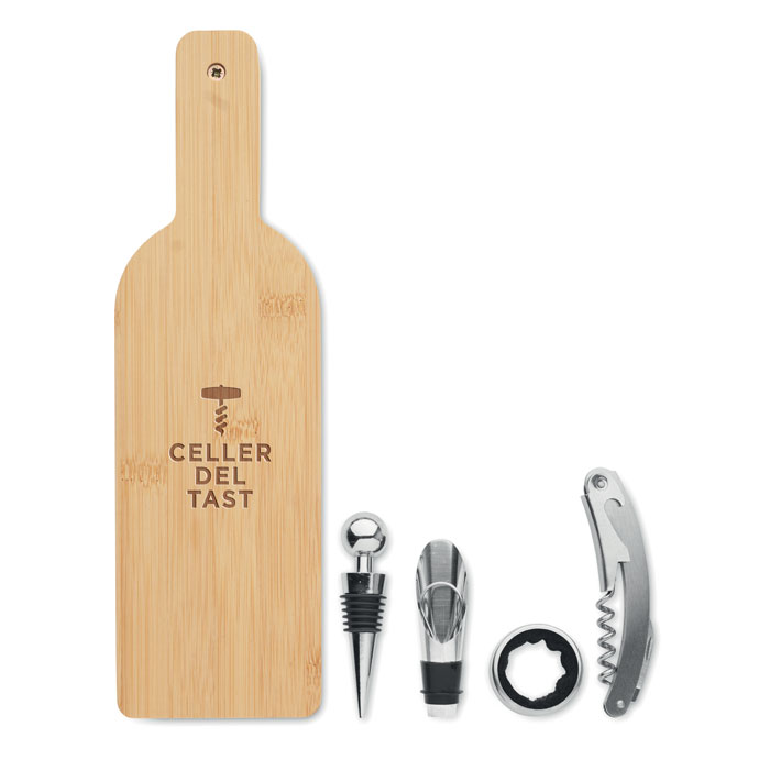 Set Vino a Forma di Bottiglia VINOVAULT SET - immagine 4