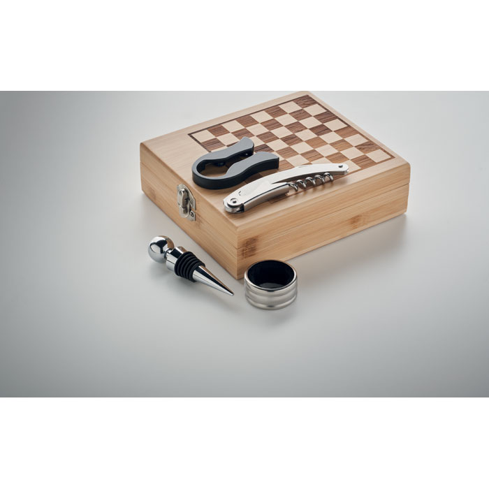Set da Vino con Scacchiera CHESSET - immagine 5