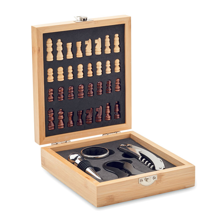 Set da Vino con Scacchiera CHESSET