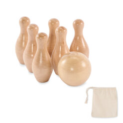 Mini Set da Bowling in Legno di Pino BOLITO