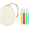 Set per Dipingere le Uova in Legno e Pennarelli DREGG - immagine 6