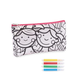 Astuccio in Poliestere con 4 Pennarelli KIDDO
