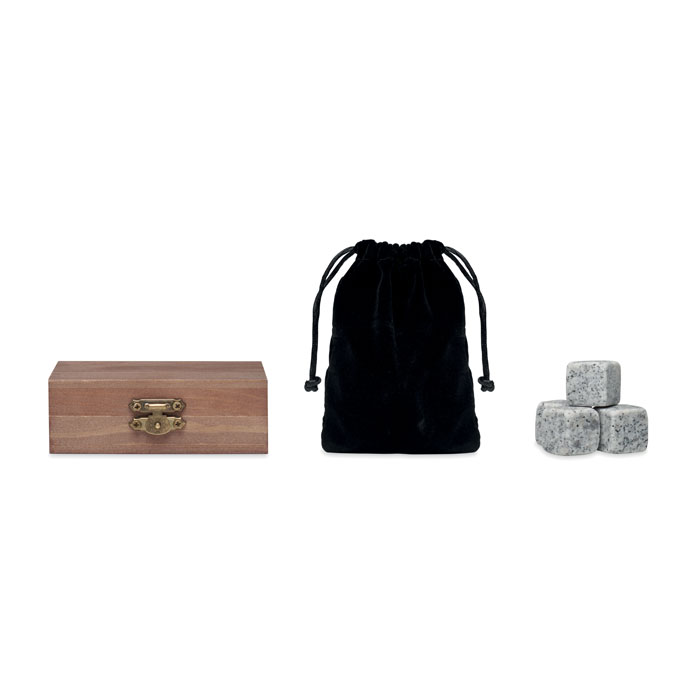 Set di Cubetti di Ghiaccio in Scatola di Legno ABERDEEN - immagine 2