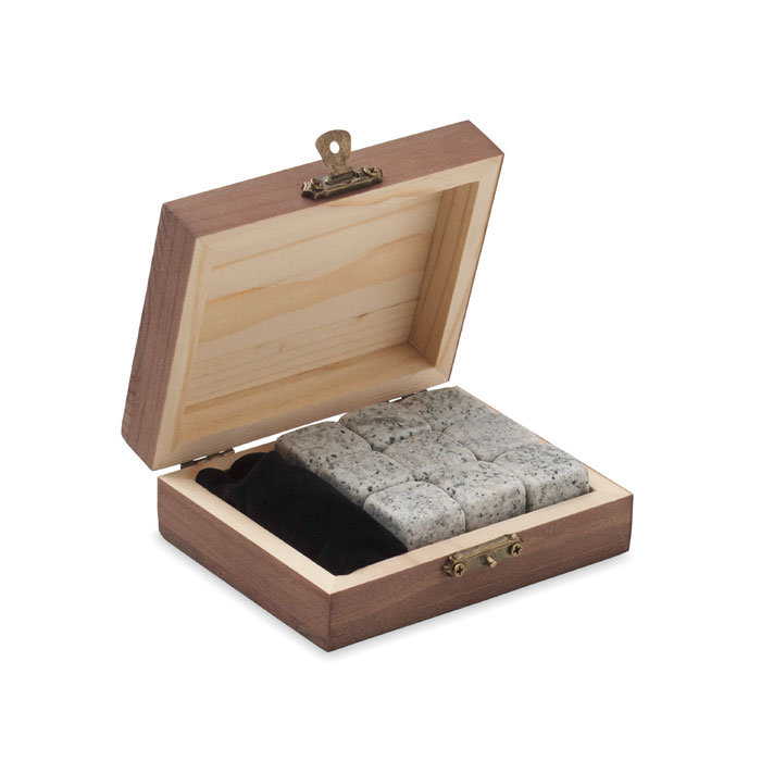 Set di Cubetti di Ghiaccio in Scatola di Legno ABERDEEN