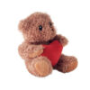 Orsetto di Peluche con Cuore Rosso CUDDLE - immagine 2