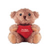 Orsetto di Peluche con Cuore Rosso CUDDLE - immagine 3