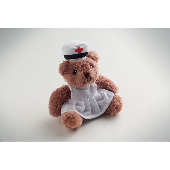 Orsetto di Peluche Vestito da Infermiera NURSE - immagine 4