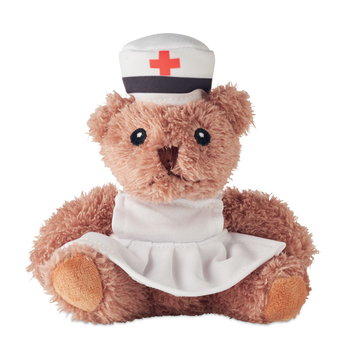 Orsetto di Peluche Vestito da Infermiera NURSE